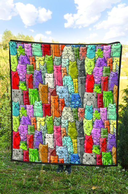 Gatti Colorati - Trapunta -