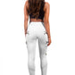 Cavalli in corsa -  Leggings (Bianco) -