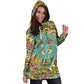 Hippie Peace Verde- Felpa a Vestito -