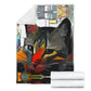 Gatto e Arte 2 - Coperta in Pile -