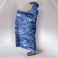 Sfumature di Blu - Coperta con Cappuccio -