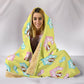 Bassett Hounds Hooded Blanket