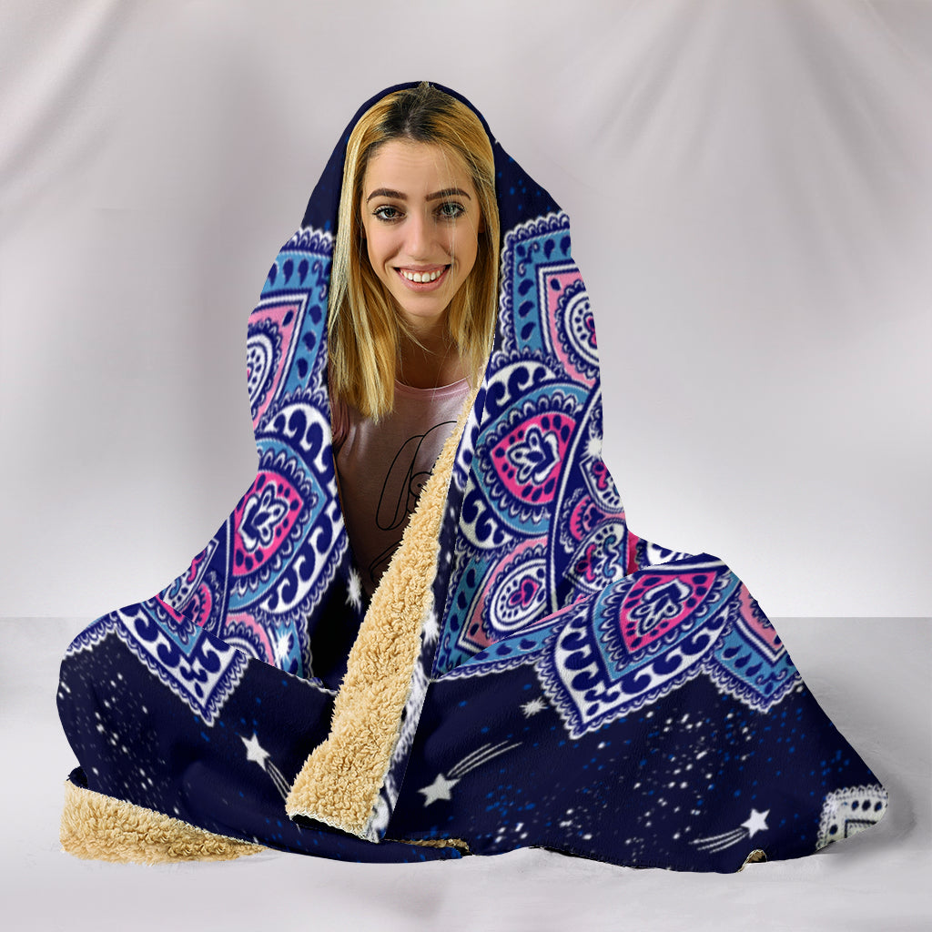 Mandala - Coperta con cappuccio -