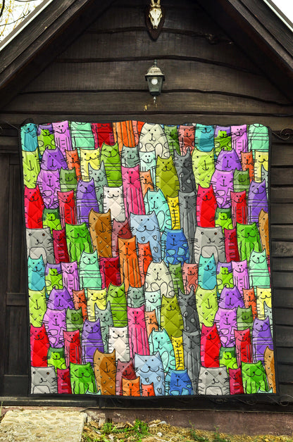 Gatti Colorati - Trapunta -