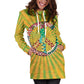 Hippie Peace  Giallo - Felpa a Vestito -