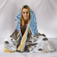 Huskies - Coperta con cappuccio -