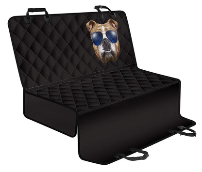 Bulldog con Occhiali - Coprisedile Auto per Amici a 4 Zampe -
