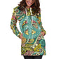 Hippie Peace Verde- Felpa a Vestito -