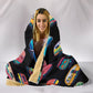 Vita in Caravan ( Nero ) - Coperta con Cappuccio -