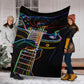 Chitarra e Nero - Coperta in Pile -