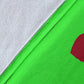 Gatto e Cuori - Coperta in Pile/Verde -