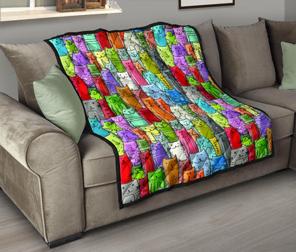 Gatti Colorati - Trapunta -
