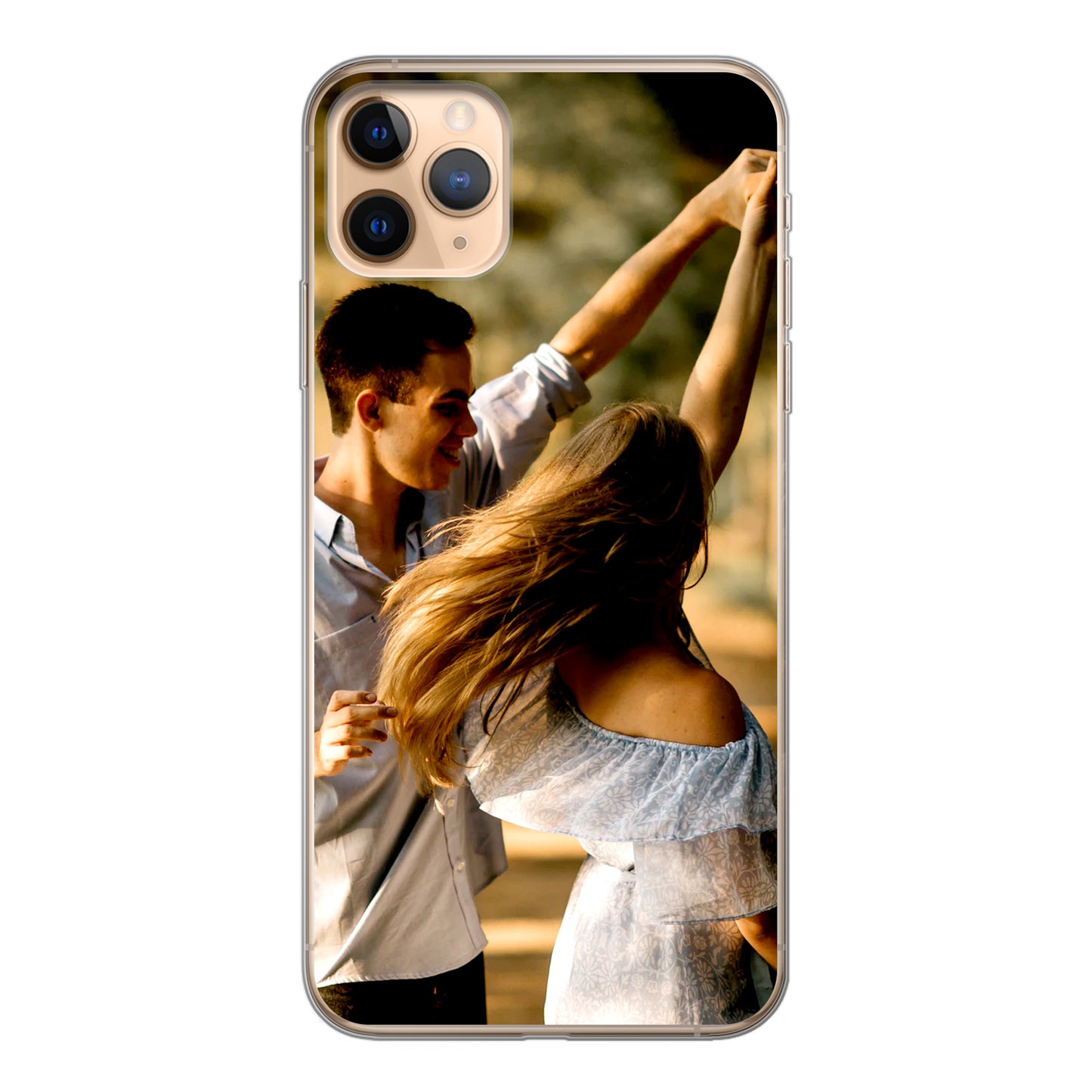 Apple iPhone 11 Pro Max Cover Morbida Trasparente - Stampa sul Retro