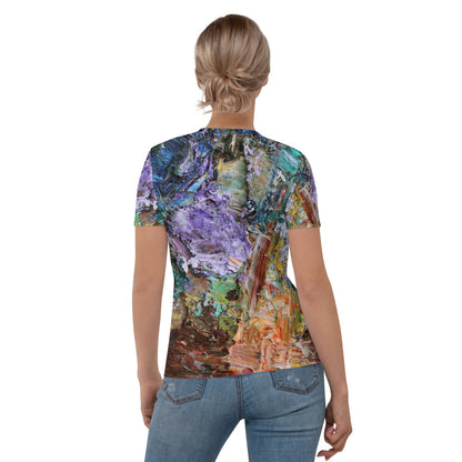 Colori ad Olio  - T-Shirt Girocollo Donna -