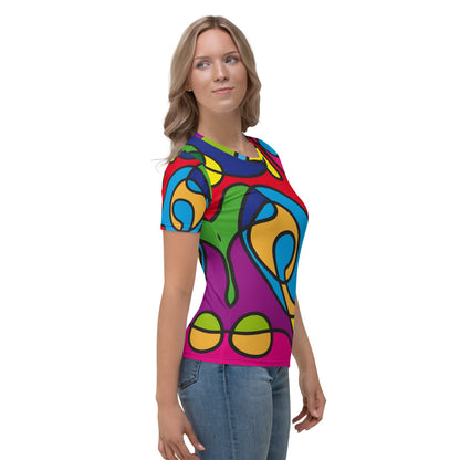 Colori - T-Shirt Girocollo Donna -