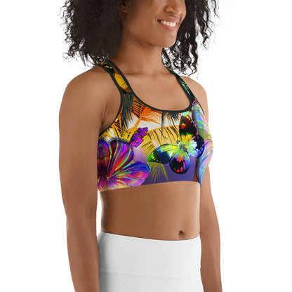 Fiori Esotici -  Reggiseno Sportivo -