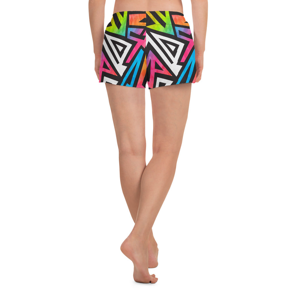Geometrico -Pantaloncini Sportivi Donna  -