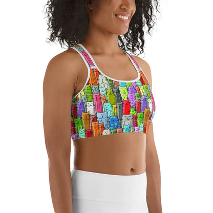 Gatti Colorati -  Reggiseno Sportivo -