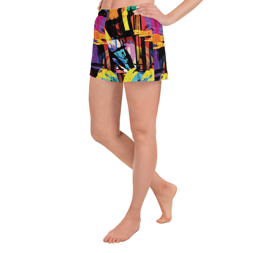 Graffiti -Pantaloncini Sportivi Donna  -