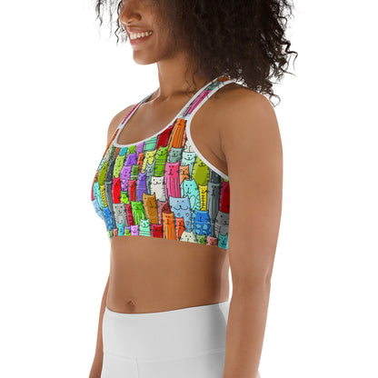 Gatti Colorati -  Reggiseno Sportivo -