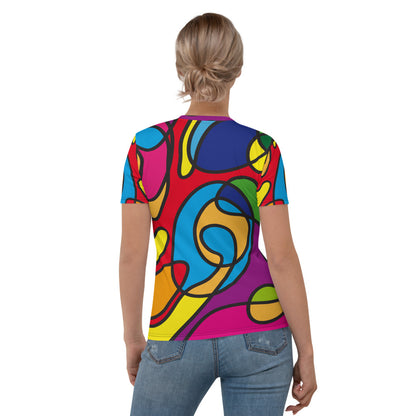 Colori - T-Shirt Girocollo Donna -