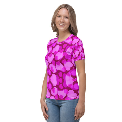 Cuoricini - T-Shirt Girocollo Donna -