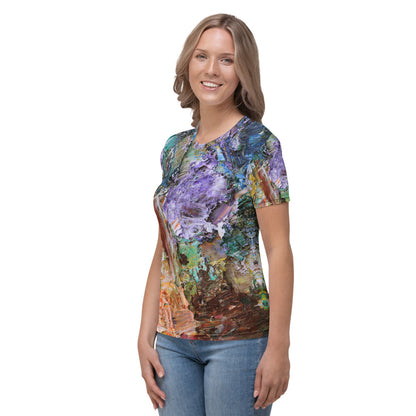 Colori ad Olio  - T-Shirt Girocollo Donna -