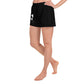 Gatto Sfondo Nero - Shorst Atletici Donna -