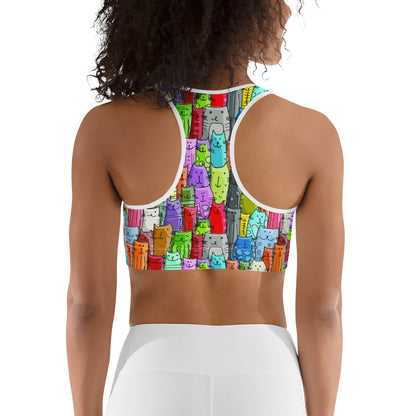 Gatti Colorati -  Reggiseno Sportivo -