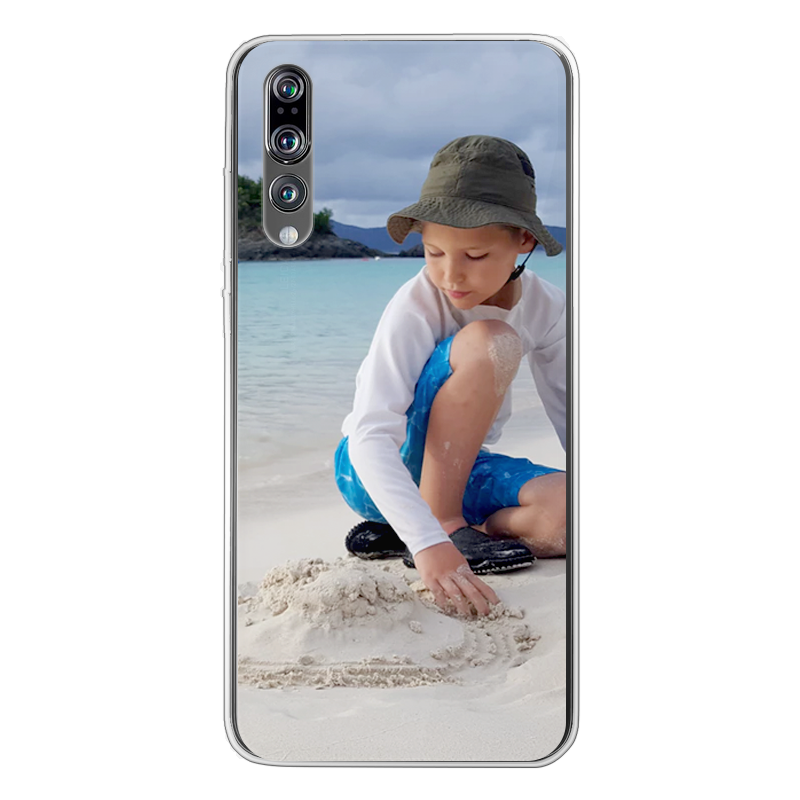 Huawei P20 Pro  Cover Morbida Trasparente - Stampa sul Retro -