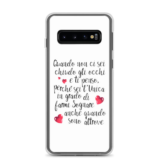 Quando non ci sei ...per "Lei"- Cover Galaxy S10/S10+/S10e