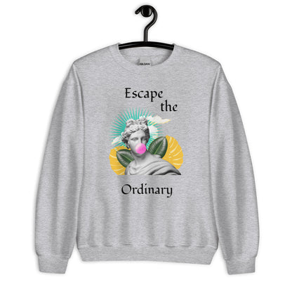 Escape the Ordinary - Felpa Unisex Girocollo -