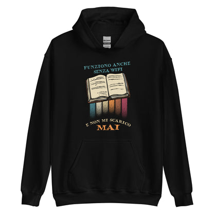Libro - Felpa Unisex con Cappuccio -