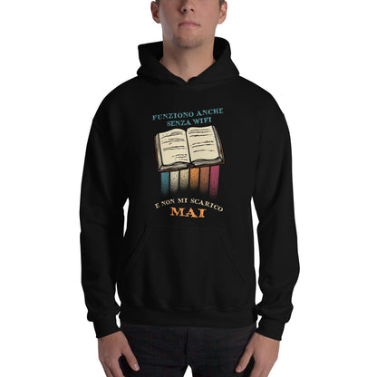 Libro - Felpa Unisex con Cappuccio -