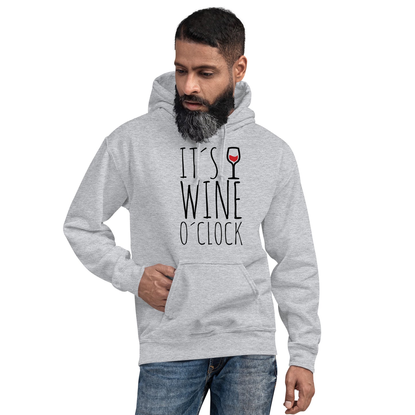 It's Wine... - Felpa Unisex con Cappuccio -
