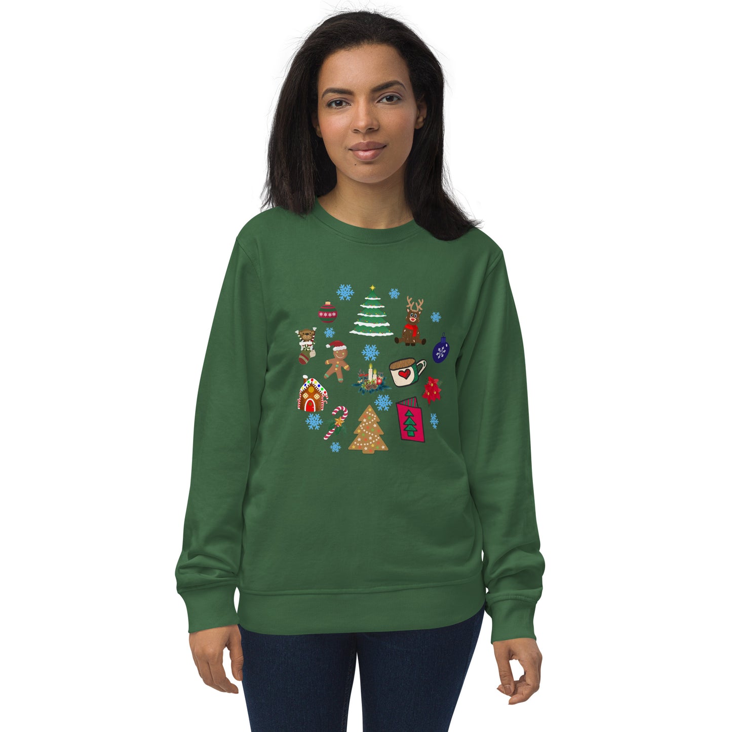 Fantasia di Natale- Felpa Unisex Girocollo - 3 Colori -