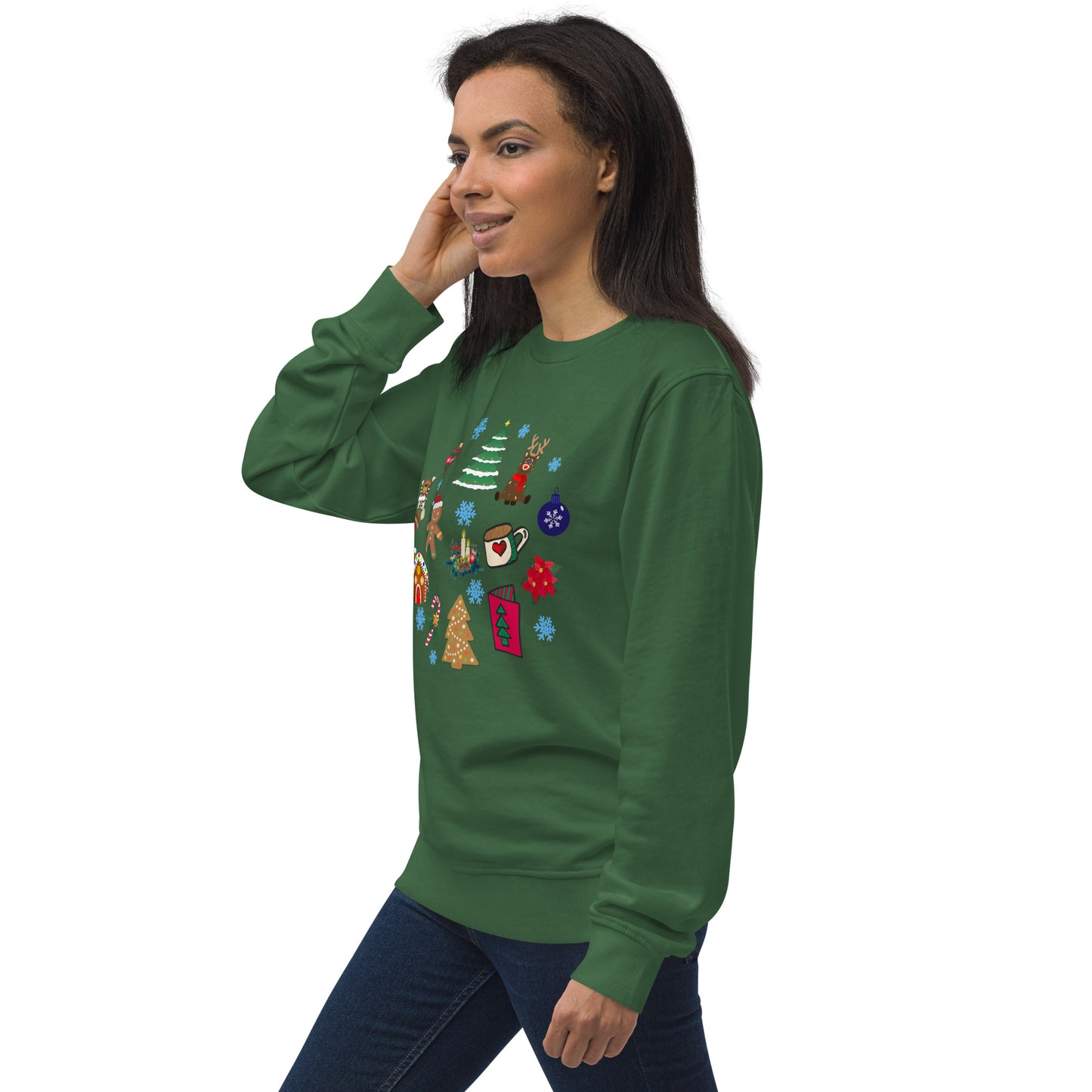 Fantasia di Natale- Felpa Unisex Girocollo - 3 Colori -