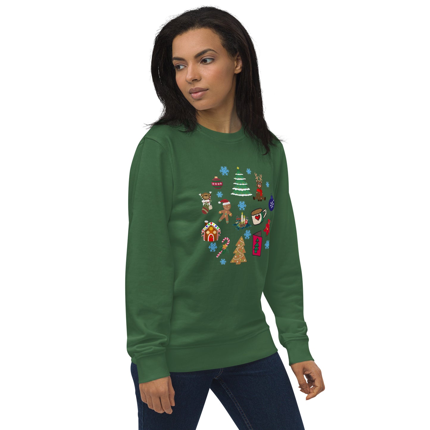 Fantasia di Natale- Felpa Unisex Girocollo - 3 Colori -