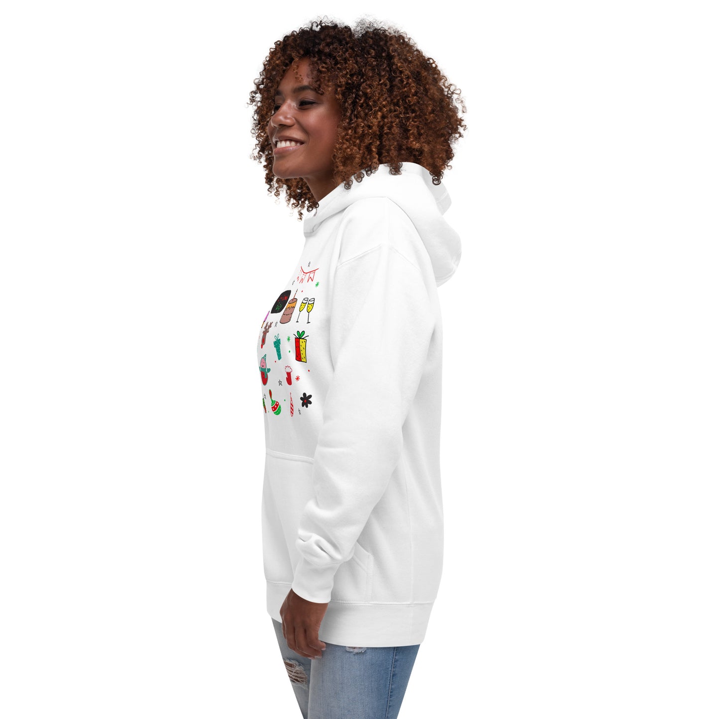 Christmas Party - Felpa Unisex con Cappuccio - 2 Colori -