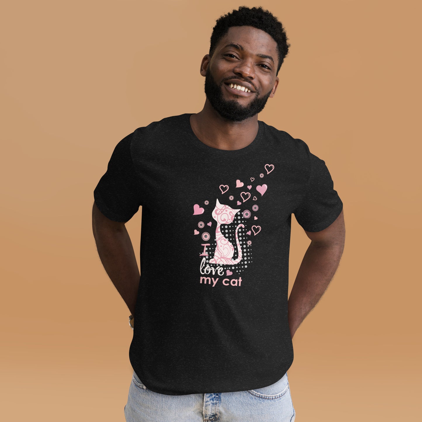 I Love My Cat - T-Shirt Unisex -