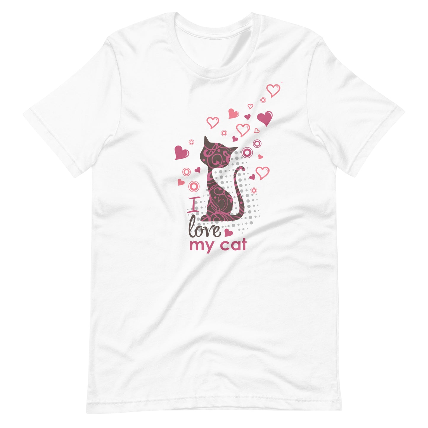I Love My Cat - T-Shirt Unisex -