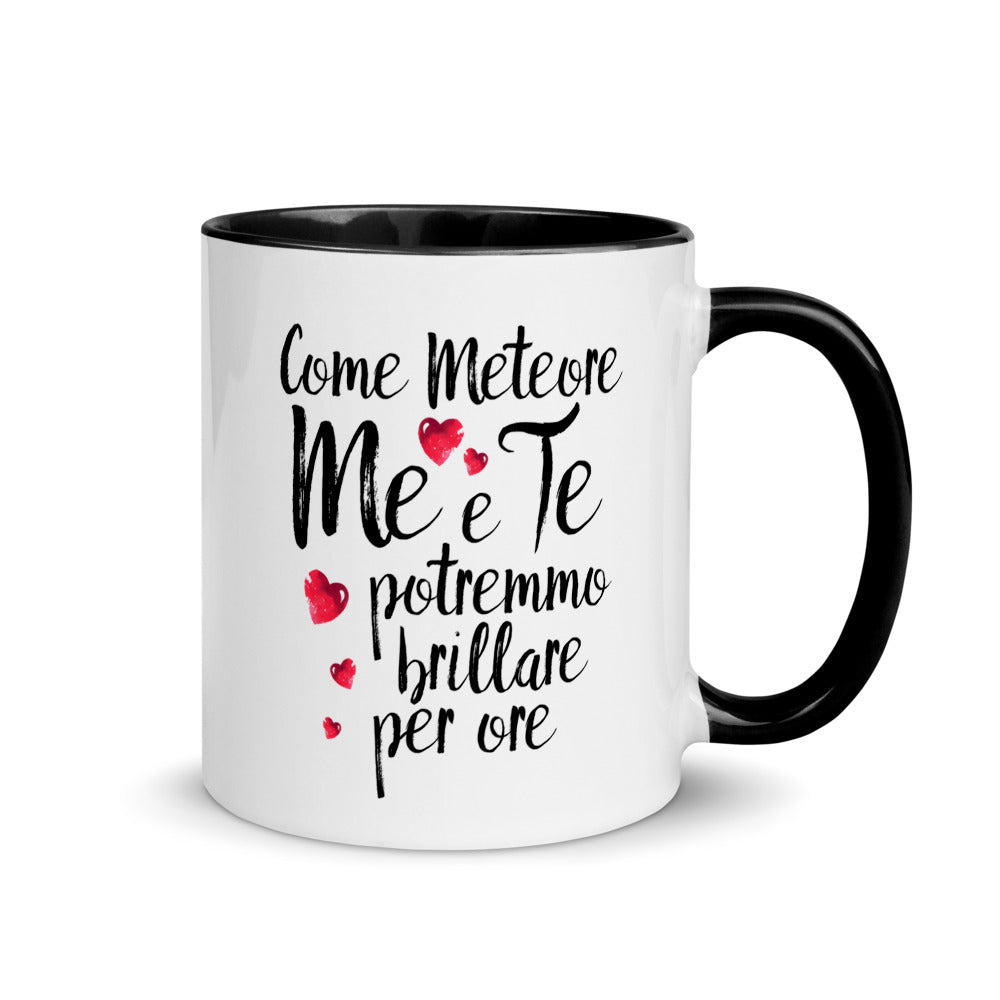 Come Meteore... -  Tazza Colorata in Ceramica - 4 Colori -