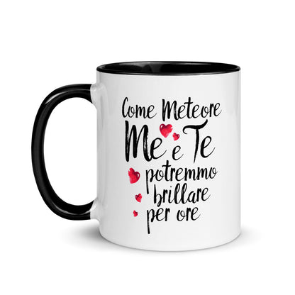 Come Meteore... -  Tazza Colorata in Ceramica - 4 Colori -