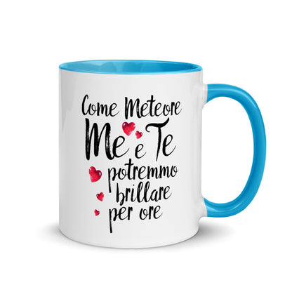 Come Meteore... -  Tazza Colorata in Ceramica - 4 Colori -
