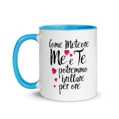 Come Meteore... -  Tazza Colorata in Ceramica - 4 Colori -