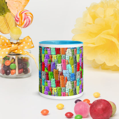 Gatti Colorati - Tazza in Ceramica -