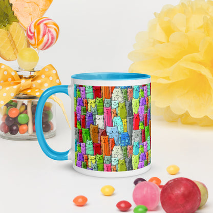 Gatti Colorati - Tazza in Ceramica -