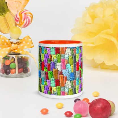Gatti Colorati - Tazza in Ceramica -