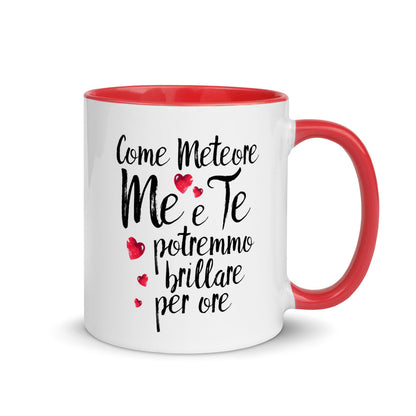 Come Meteore... -  Tazza Colorata in Ceramica - 4 Colori -