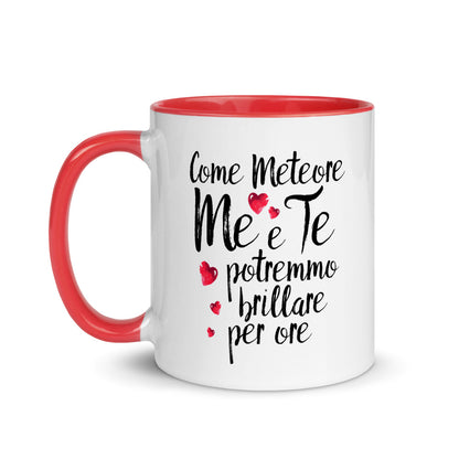 Come Meteore... -  Tazza Colorata in Ceramica - 4 Colori -